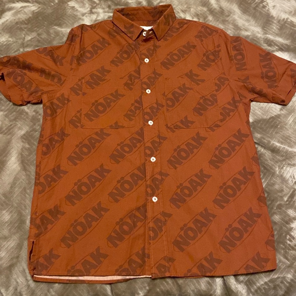 NOAK Short Sleeve Button Up Shirt Men’s Medium